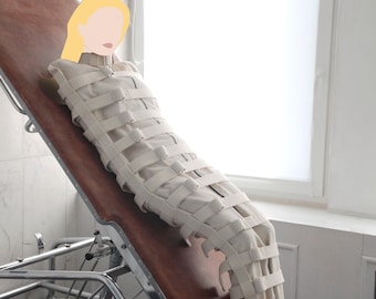 Sleep Sack Bondage Body Bag - Straitjacket Mummification / BDSM / Asylum / Restraining / Locked with Zipper and Belts / Medical / Canvas