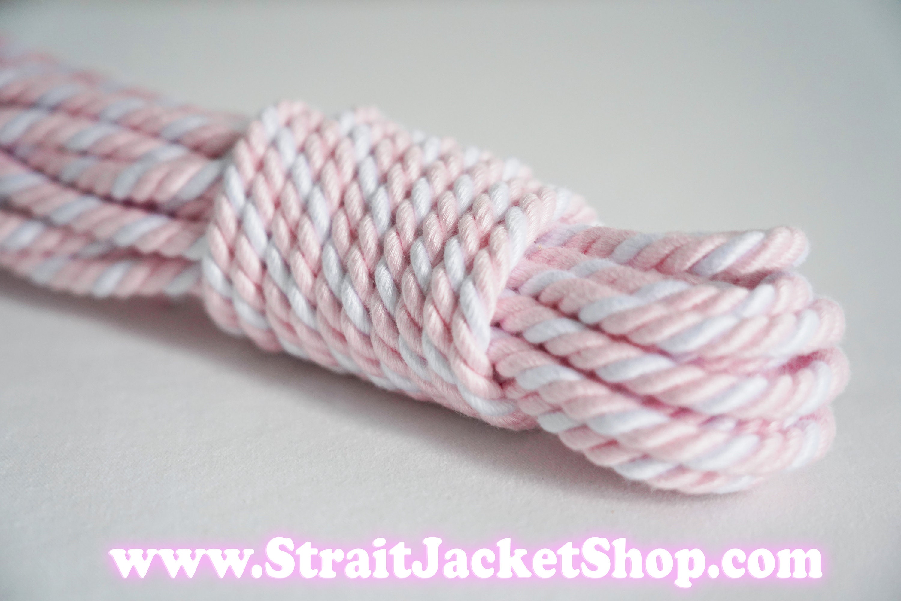 Cute ABDL Pastel Bicolor Cute Shibari Ropes Handmade Out of Bamboo ...