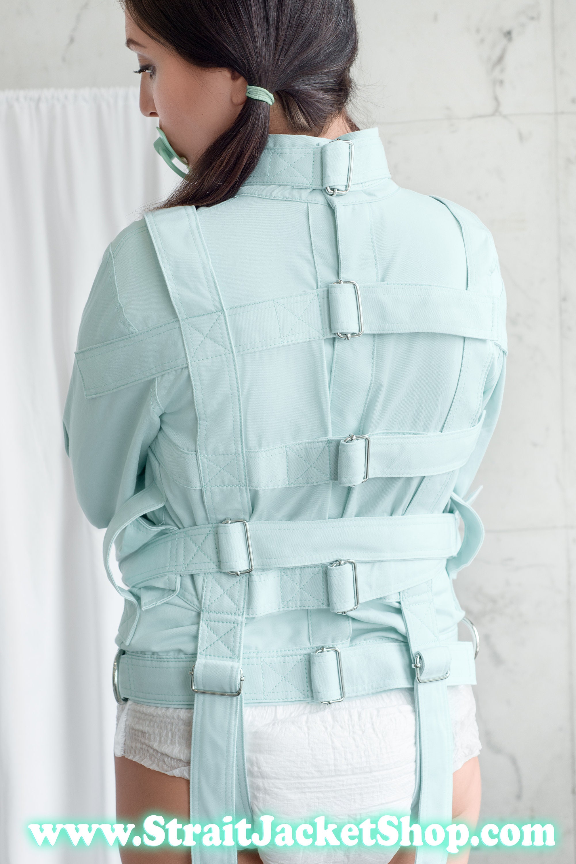Mint Open Breast Straitjacket Straitjacket for a Little / Etsy