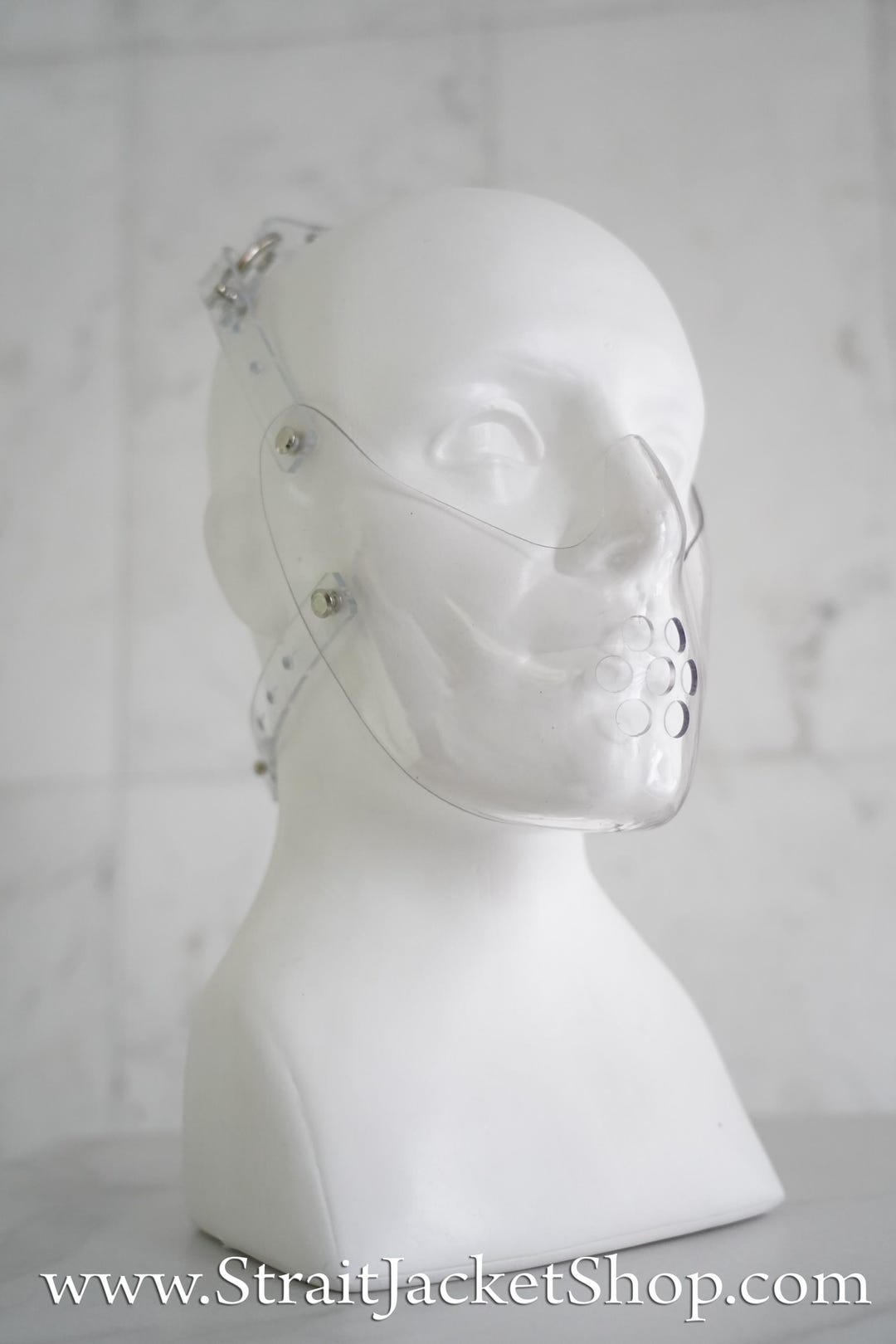 Asylum Transparent Face Muzzle - Hannibal Lecter Mask / Anti-bite ...