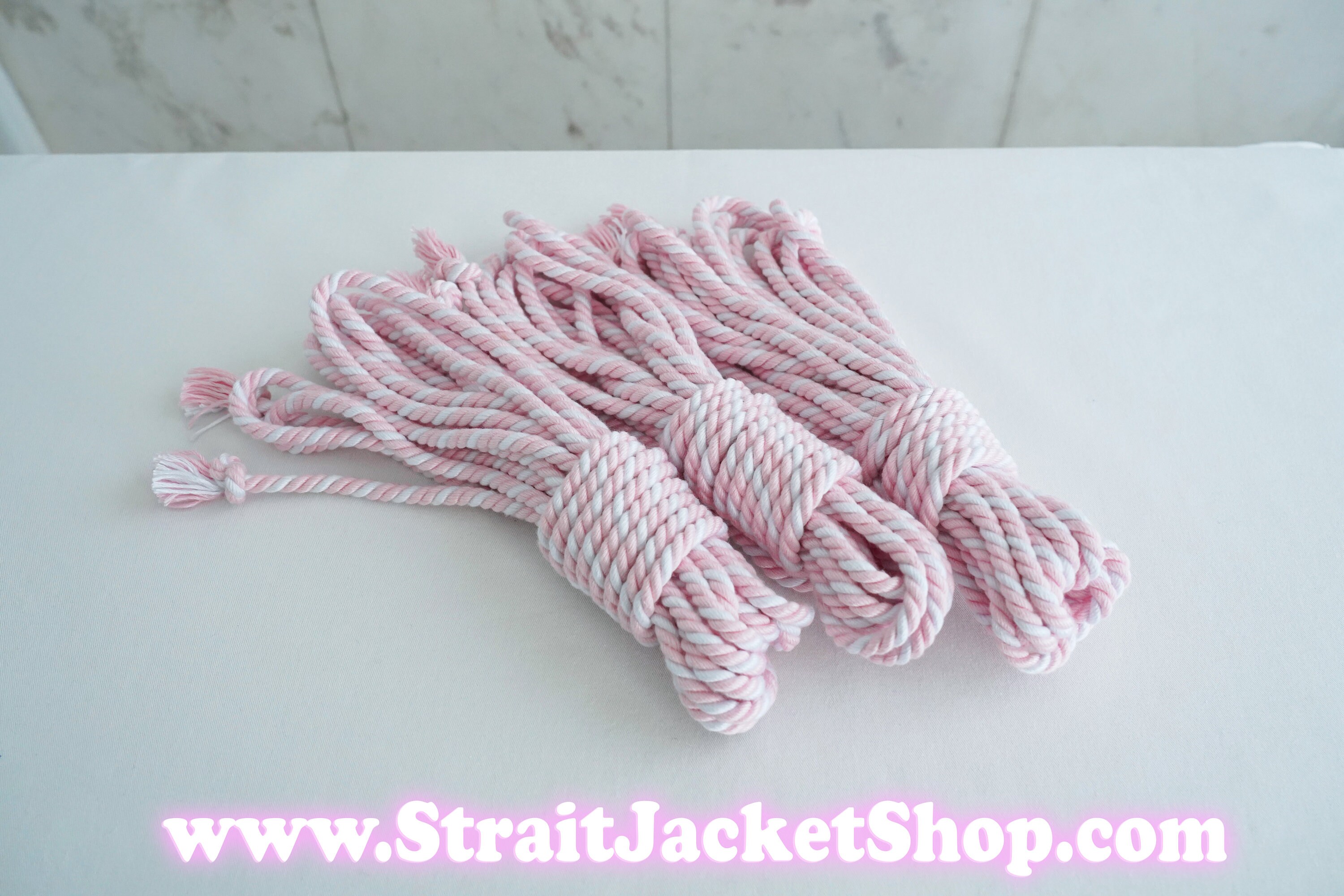 Cute ABDL Pastel Bicolor Cute Shibari Ropes Handmade Out of Bamboo ...