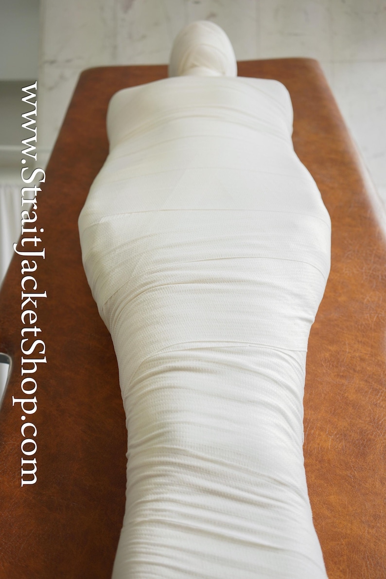 XXXLong Mummification Bandages - Set of 4 Extra Long Bandages / Mummified / Wrap /Mummy / Reusable / Mummy Costume image 15