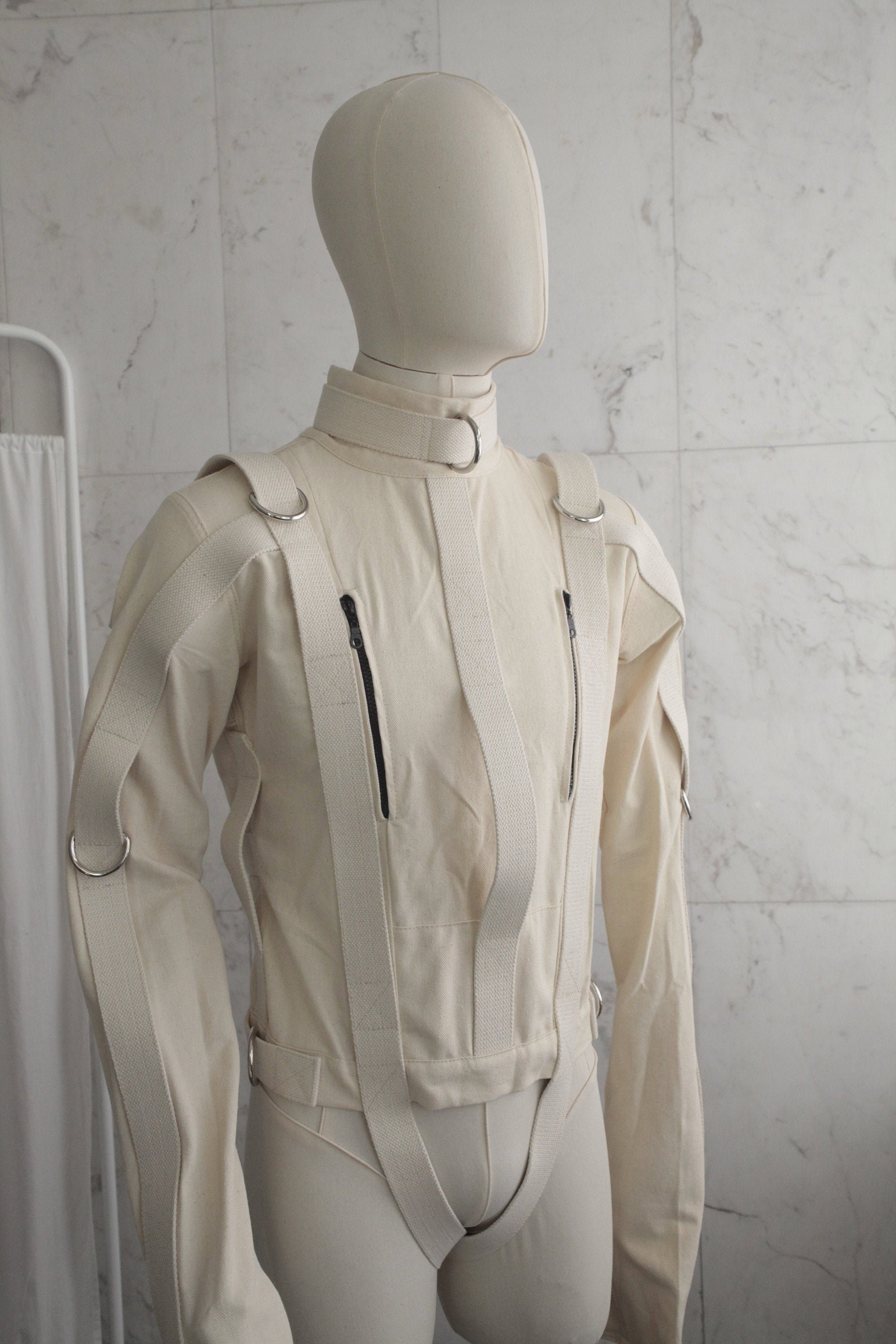 Upgrade - Chest Zippers for Straitjacket / bondage / restraints (Straitjacket sold separately)