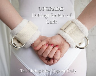 Upgrade - D-Rings Upgrade for Cuffs (D-Rings upgrade only Cuffs needs to be purchased separately)