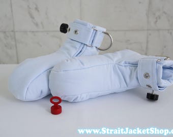 Calzini di contenimento blu - Calzini morbidi imbottiti per alunni / ABDL / Amante dei pannolini per adulti / Bondage / Azzurro / DDLG