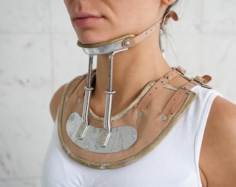 Vintage Zimmer SOMI-Type Neck Brace – Rare Orthopedic Cervical Immobilizer – Medical Collectible in S size