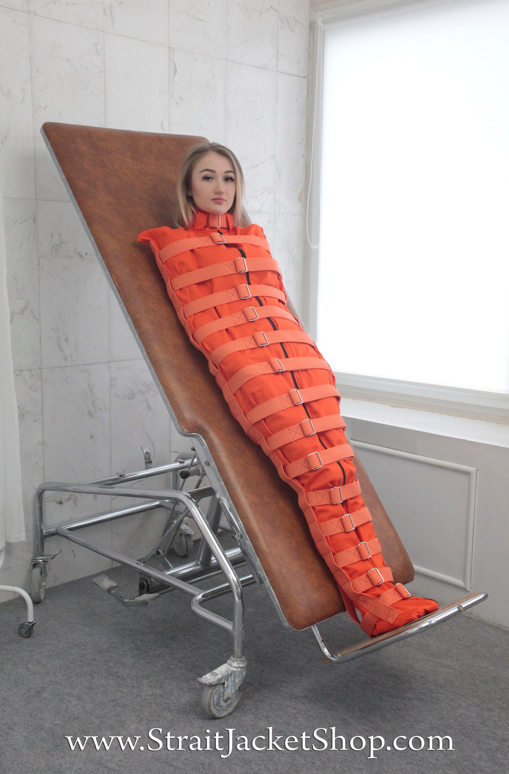 Orange Prison Sleep Sack Bondage Body Bag Straitjacket Etsy