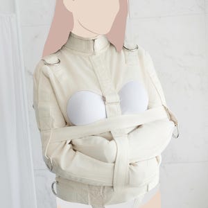Open Chest Straitjacket Costume - Straitjacket for Mental Asylum Patients for Theatrical Use / Fully Functional
