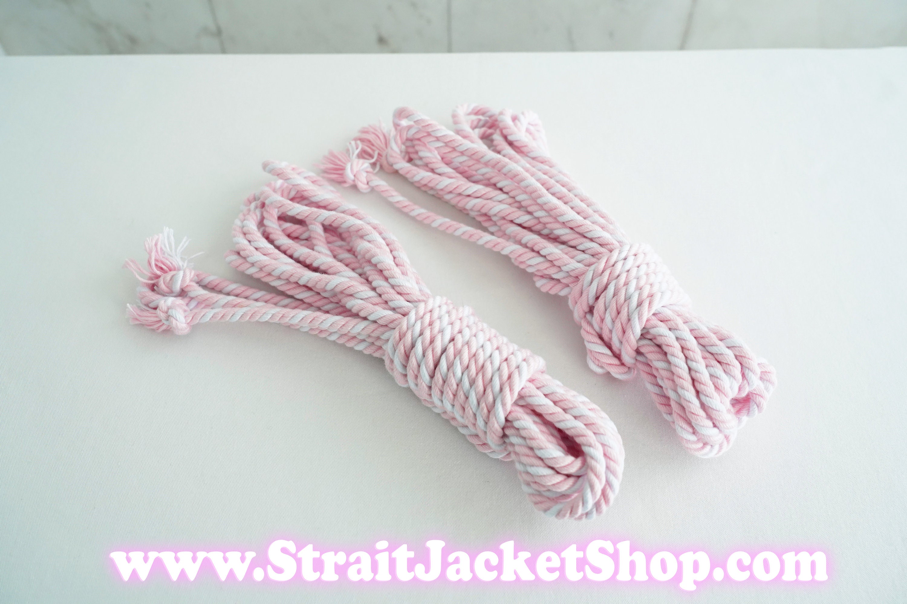 Cute ABDL Pastel Bicolor Cute Shibari Ropes Handmade Out of Bamboo ...