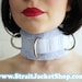 Blue Neck Collar with Soft Fleece - Lockable with Segufix Lock Posture Collar / Comfortable / Bondage / ABDL / Diaper Lover / Neck Brace 