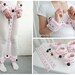 Set of 4 Pink Soft Padded Fleece Wrist and Ankle Cuffs Restraints with Segufix Locks Adult Baby Diaper Lover Bondage ABDL DDLG UwU 