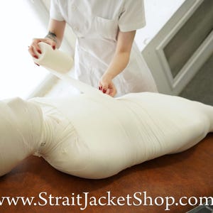 XXXLong Mummification Bandages - Set of 4 Extra Long Bandages / Mummified / Wrap /Mummy / Reusable / Mummy Costume image 8