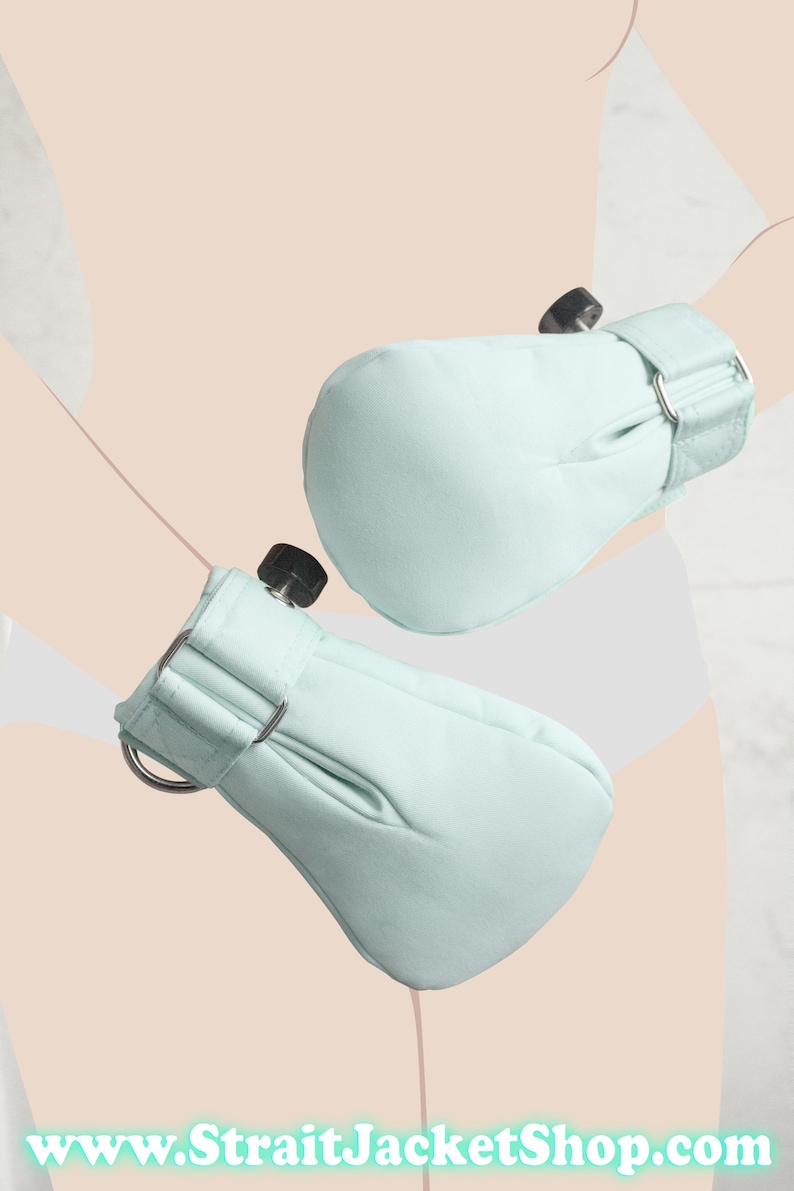 Mint Safety Mittens - Soft Padded Mittens / ABDL / Adult Baby Diaper ...