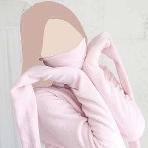 Pink Straitjacket Soft Polar One Piece Pajama Costume - ABDL / Adult ...