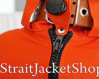Upgrade - Lockable Zipper to Collar with Segufix Lock for Prisoner's Jumpsuit