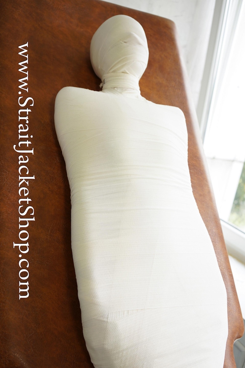 XXXLong Mummification Bandages - Set of 4 Extra Long Bandages / Mummified / Wrap /Mummy / Reusable / Mummy Costume image 5