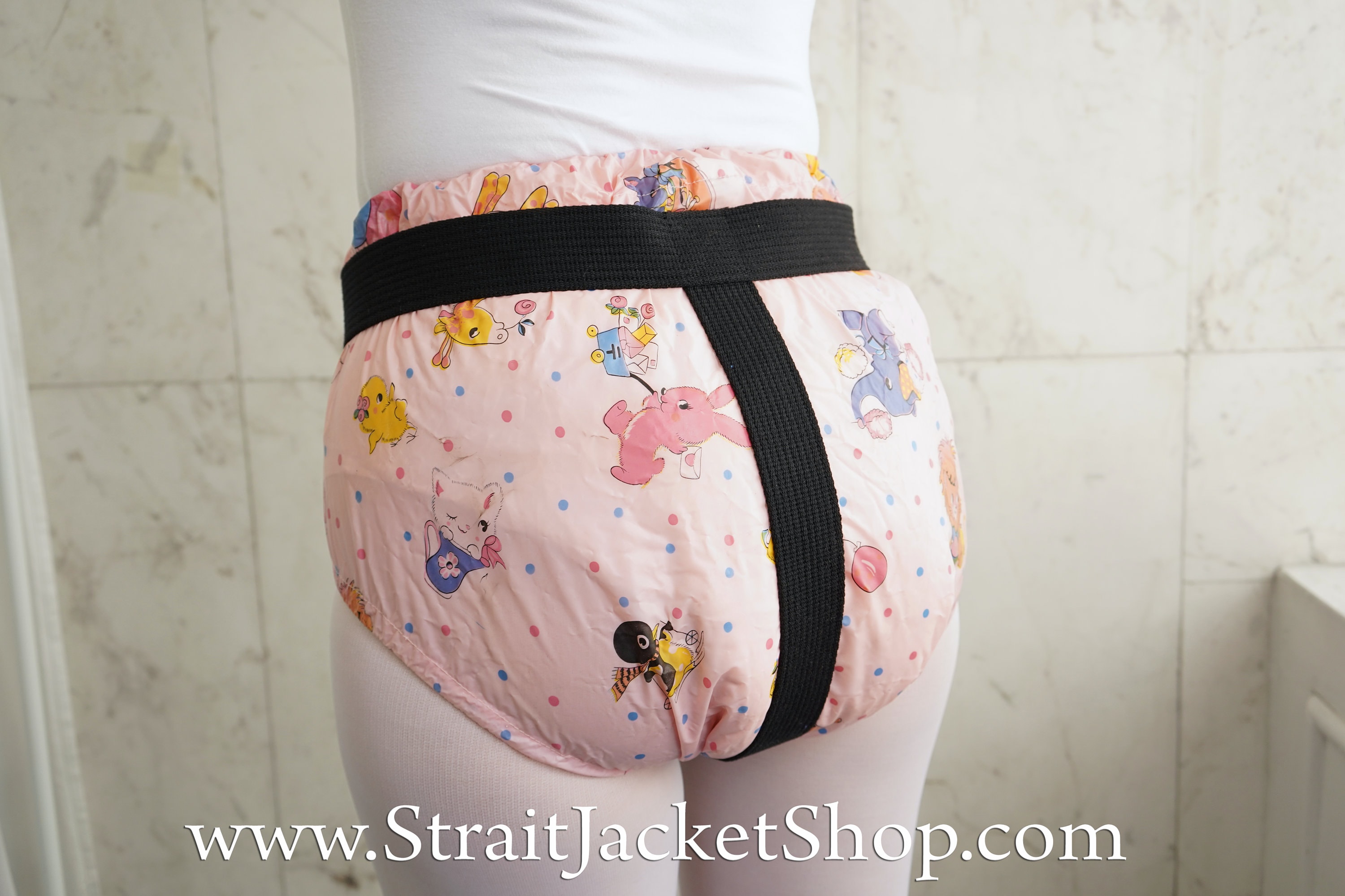 Black Diaper Wearing Enforcer Strap Anti Diaper Removal / Etsy