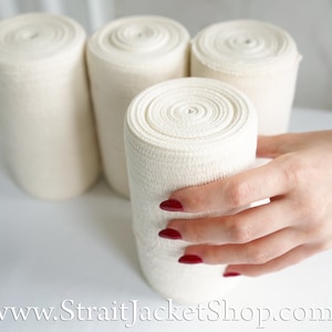 XXXLong Mummification Bandages - Set of 4 Extra Long Bandages  / Mummified / Wrap /Mummy / Reusable / Mummy Costume