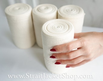 XXXLong Mummification Bandages - Set of 4 Extra Long Bandages  / Mummified / Wrap /Mummy / Reusable / Mummy Costume