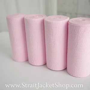 PINK XXXLong Mummification Bandages - Set of 4 Extra Long Bandages / Mummified / Bondage Restraining Wrap Mummy ABDL / Reusable