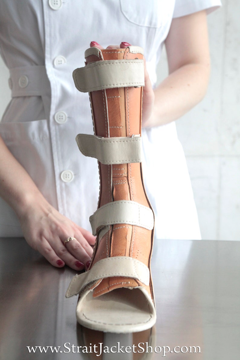 Small Vintage Orthopedic AFO Leg Brace Ankle Foot Orthosis Feet