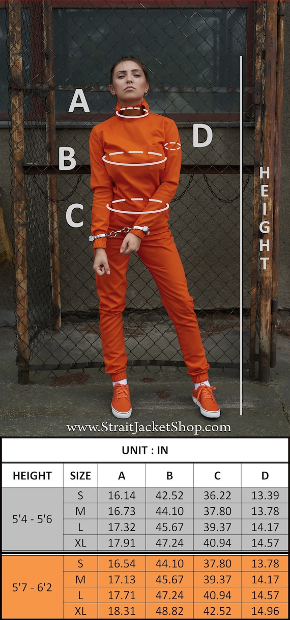 Prisoner Jumpsuit | Orange Prison Inmate Halloween Costume Unisex Jail  Criminal-Adult,S – Ann Arbor T-shirt Company