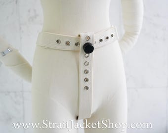 Sangle de protection pour le port des couches - Anti-retrait des couches / Retenue / Asile / Médical / ABDL / Serrures Segufix / Bondage DDLG / Ceintures