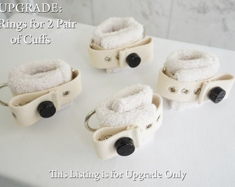 Upgrade - D-Rings Upgrade for Cuffs (D-Rings upgrade only Cuffs needs to be purchased separately)