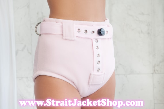 Couvre-couche verrouillable bleue Anti-enl/èvement des couches//retenue//ABDL//Segufix Locks//Housse de couche//Adulte B/éb/é