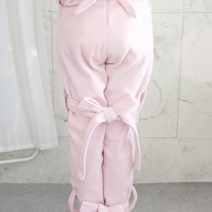 Camisole de force Soft Polar Fleece One Piece Pyjama Onesie ABDL / Rose / Adulte Bébé / Romper / Retenue Bondage DDLG StraitJacketShop UwU image 8