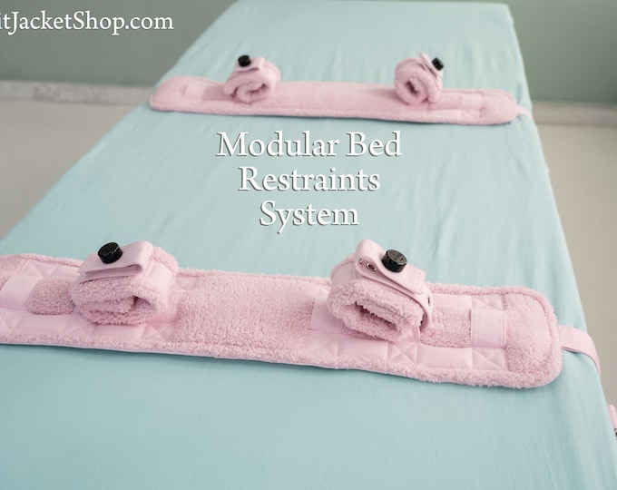 Segufix Modular Modular Head Restraints Set With Soft Pads for Straitjacketshop Bed Pad ...