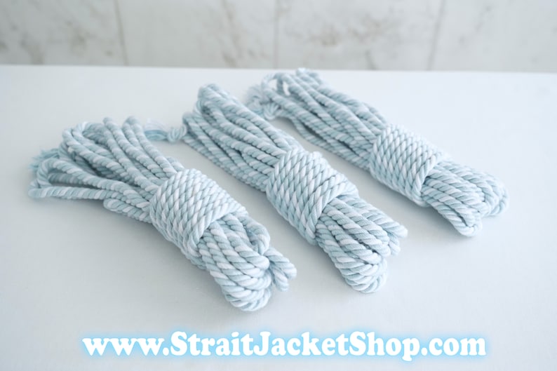 Cute ABDL Pastel Bicolor Cute Shibari Ropes Handmade Out of Bamboo ...