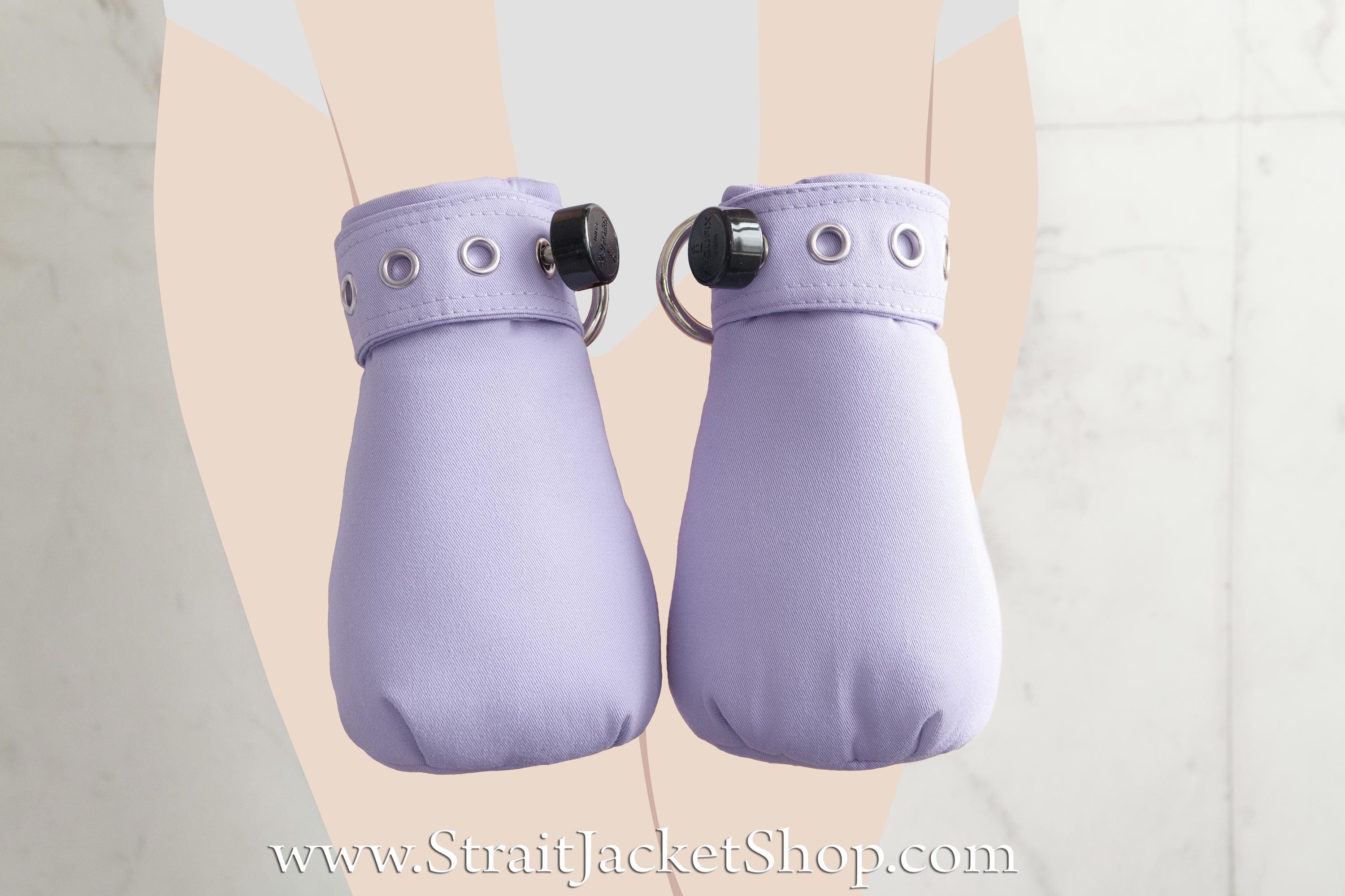 パープルセーフティミトン - ソフトパッド入りミトン / ABDL / 大人用