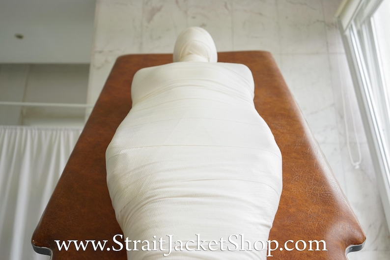 XXXLong Mummification Bandages - Set of 4 Extra Long Bandages / Mummified / Wrap /Mummy / Reusable / Mummy Costume image 14