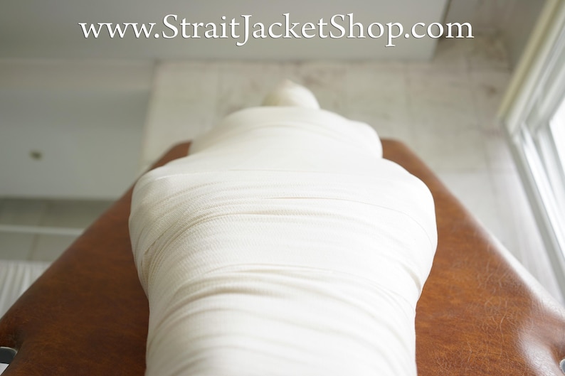 XXXLong Mummification Bandages - Set of 4 Extra Long Bandages / Mummified / Wrap /Mummy / Reusable / Mummy Costume image 13