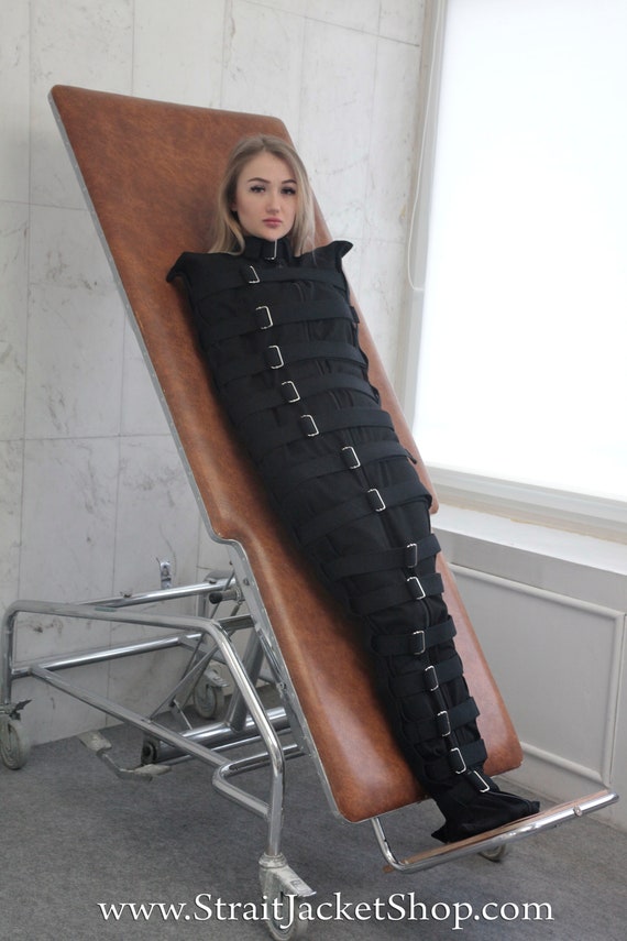 Black Sleep Sack Bondage Body Bag Straitjacket Mummification Etsy