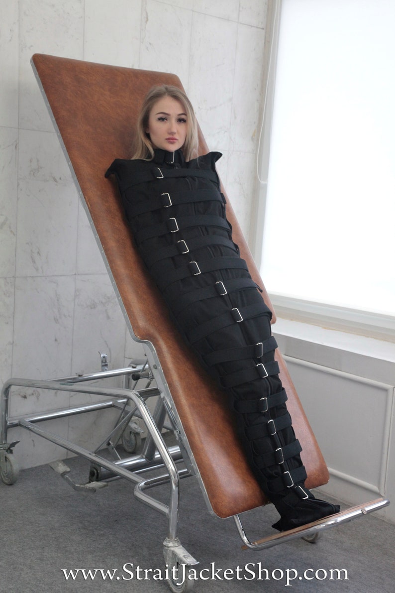 Black Sleep Sack Bondage Body Bag Straitjacket Mummification Etsy UK