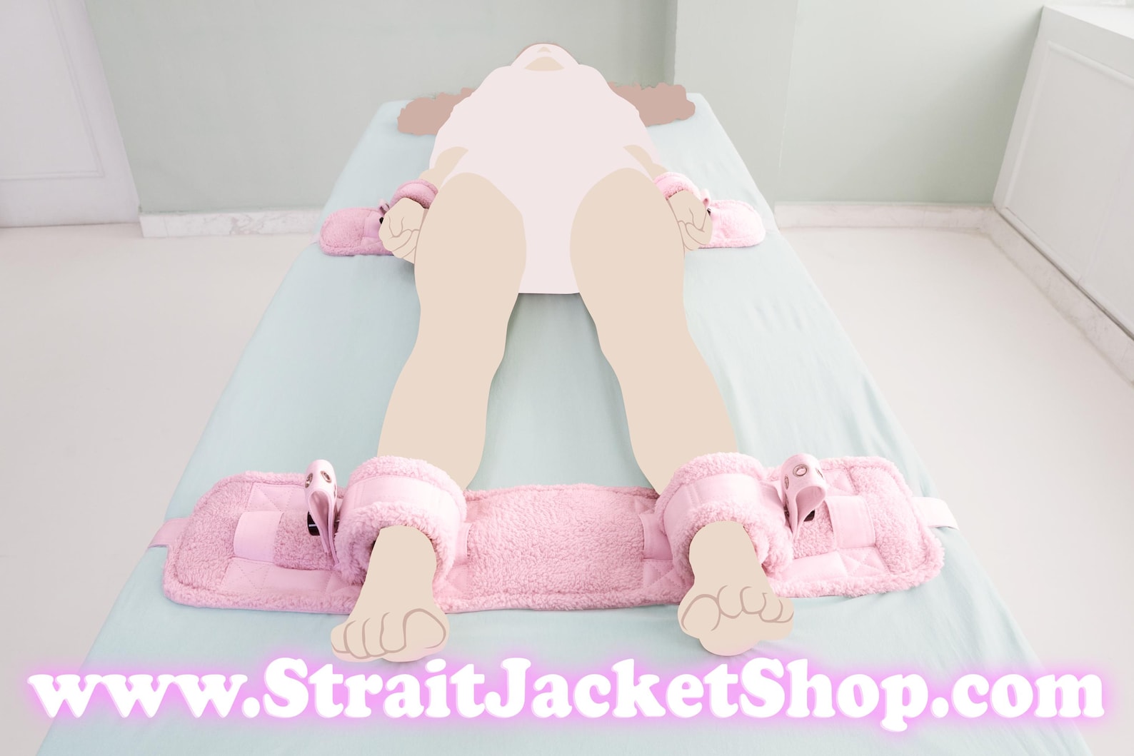 Segufix Modular Pink Modular Bed Restraints System Pad - Bondage / Medical / Segufix ...