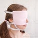 Blindfold for Fussy Babies - Face Mask / Sleep Mask / ABDL / DDLG / Medical / Restraint / Adult Baby / Bondage / Pink / Blue / Ecru / Relax 