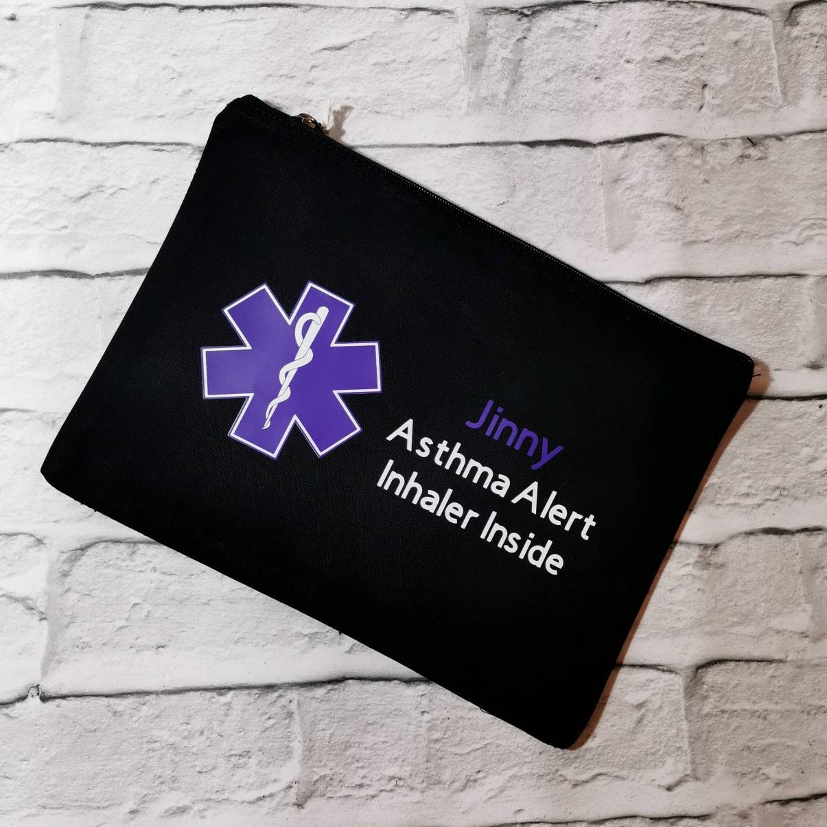 Personalised Asthma Kit Bag for Pumps Inhaler and Spacer Etsy UK