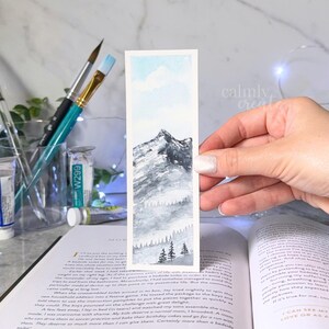 Hand-Painted Watercolor Bookmark | Gifts for Readers | Bookish Gift | Original Painting Artwork | Nature Bookmark | Book Lover Present | Art