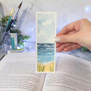 Hand-Painted Watercolor Bookmark | Gifts for Readers | Bookish Gift | Original Painting Artwork | Nature Bookmark | Book Lover Present | Art