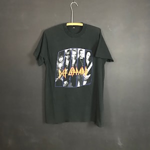 vintage def leppard band tee adrenalize tour 1992 concert shirt