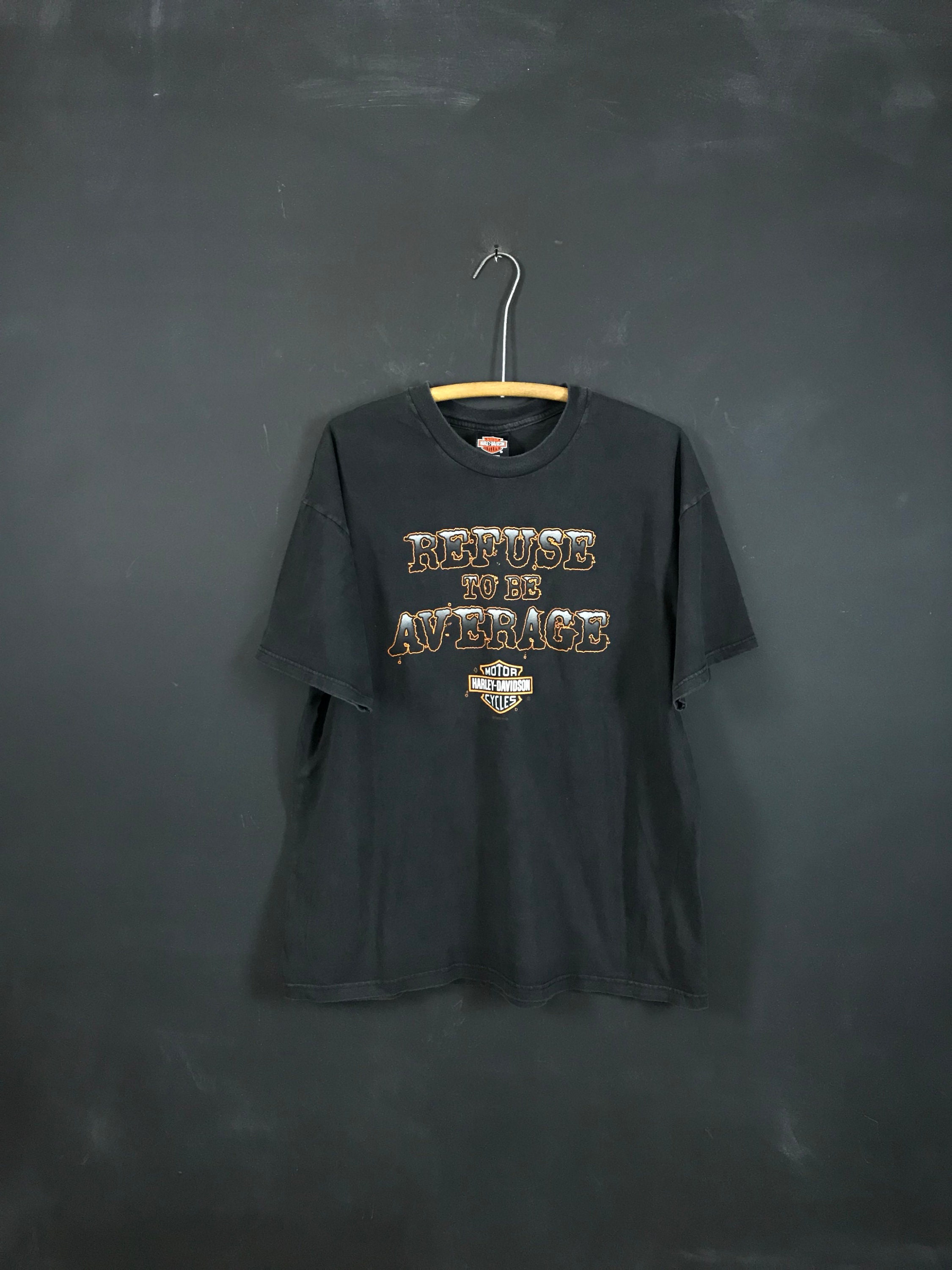 Vintage Harley Davidson 1999 Hawaii Refuse to Be Average T Shirt 