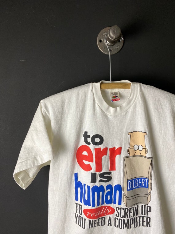 Dilbert Shirt Vintage United Future Syndicate Sco… - image 3