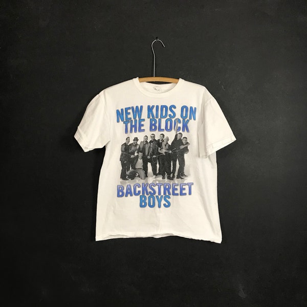 Backstreet Boys and New Kids on the Block 2011 tour shirt 90s band tee