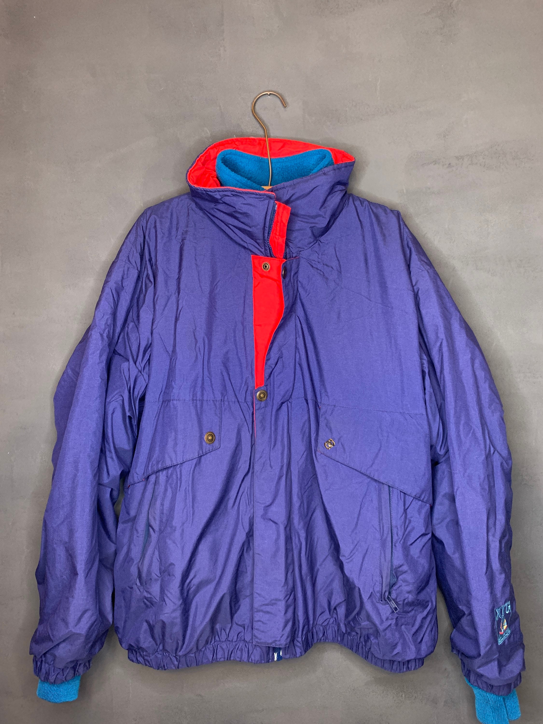 Vintage 90s sunice ski jacket double lined fleece | Etsy
