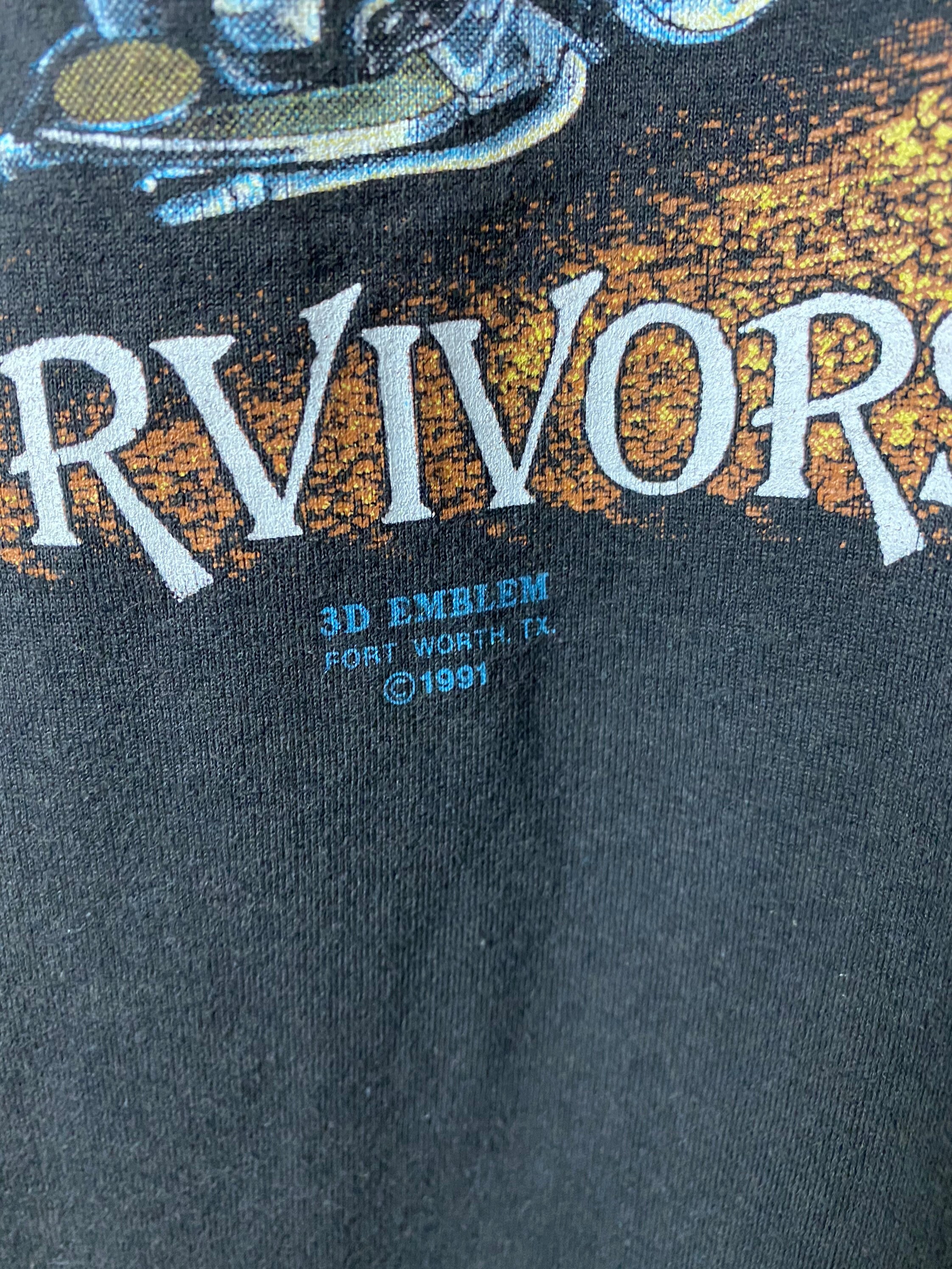 Vintage 3D Emblem Harley Davidson Survivors T-shirt - Etsy