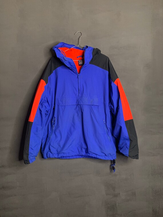 vintage 90s gap pullover fleece jacket