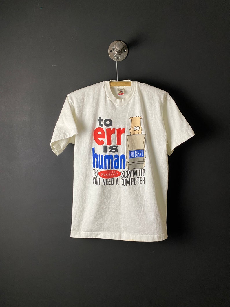 Dilbert Shirt Vintage United Future Syndicate Scott Adams image 1